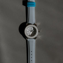 Load image into Gallery viewer, White & Light Blue