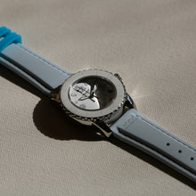 Load image into Gallery viewer, White & Light Blue