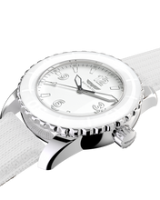 Load image into Gallery viewer, White & Polished Stainless Steel