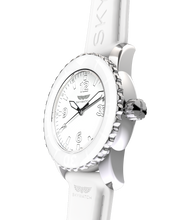 Load image into Gallery viewer, White & Polished Stainless Steel