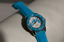 Load image into Gallery viewer, Strap, 20mm Skywatch x Love Button Blue Silicone
